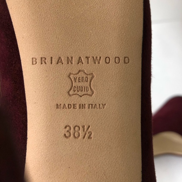 Authentic BRIAN ATWOOD Harrison Suede Chain Pumps - Picture 4 of 10